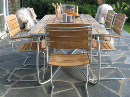 Spring Bord 220 & Teakstolar