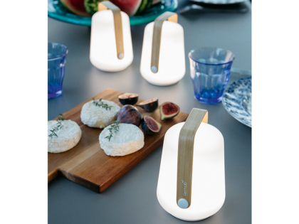 Balad lampa 3-pack 12 cm hög Bambu
