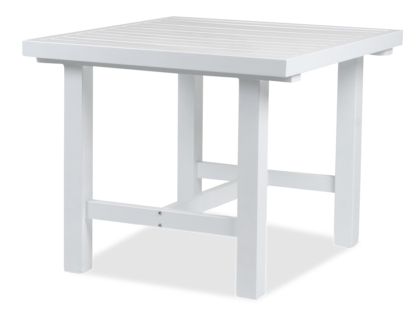 Fri Form - Bord 80x85 cm - vit alu.