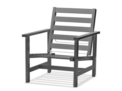 Fri Form - Fåtölj - grå alu.