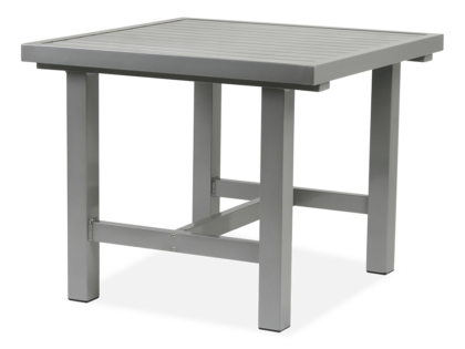 Fri Form - Bord 80x85 cm - grå alu.