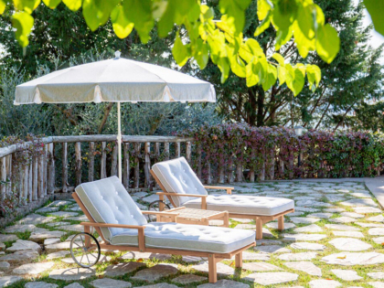 Fri Form Solsäng i redwood