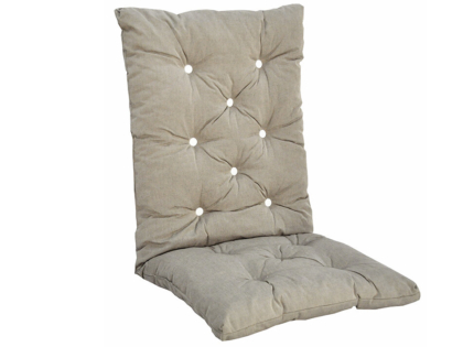 Hög vikdyna Beige flock