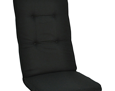 Positionstolsdyna Woodline Svart