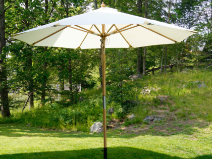 Fritab Parasoll Ø 3m vit
