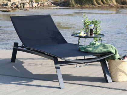 Slide Sunlounger Antracit
