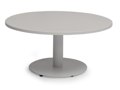 Näsby runt soffbord beige 80 cm Ø