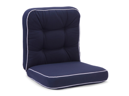 Texas låg, blå, vit kant, dralon