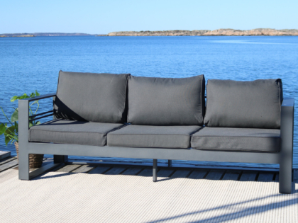 St Tropez Antracit 3-sittssoffa