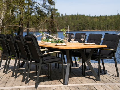 Edge Plankbord och Vouge Karmstol