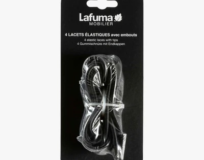 Gumiband till Solstol Svart