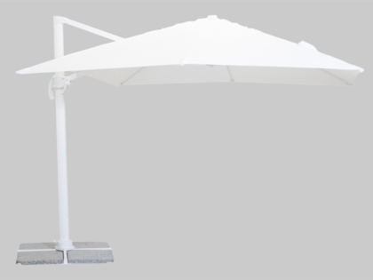 Ampelparasoll Sky 3 x 3 m vit