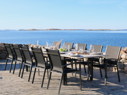Maryland & Vouge Karmstol Svart Nonwood