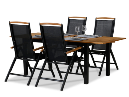 New Jersey Svart Teak