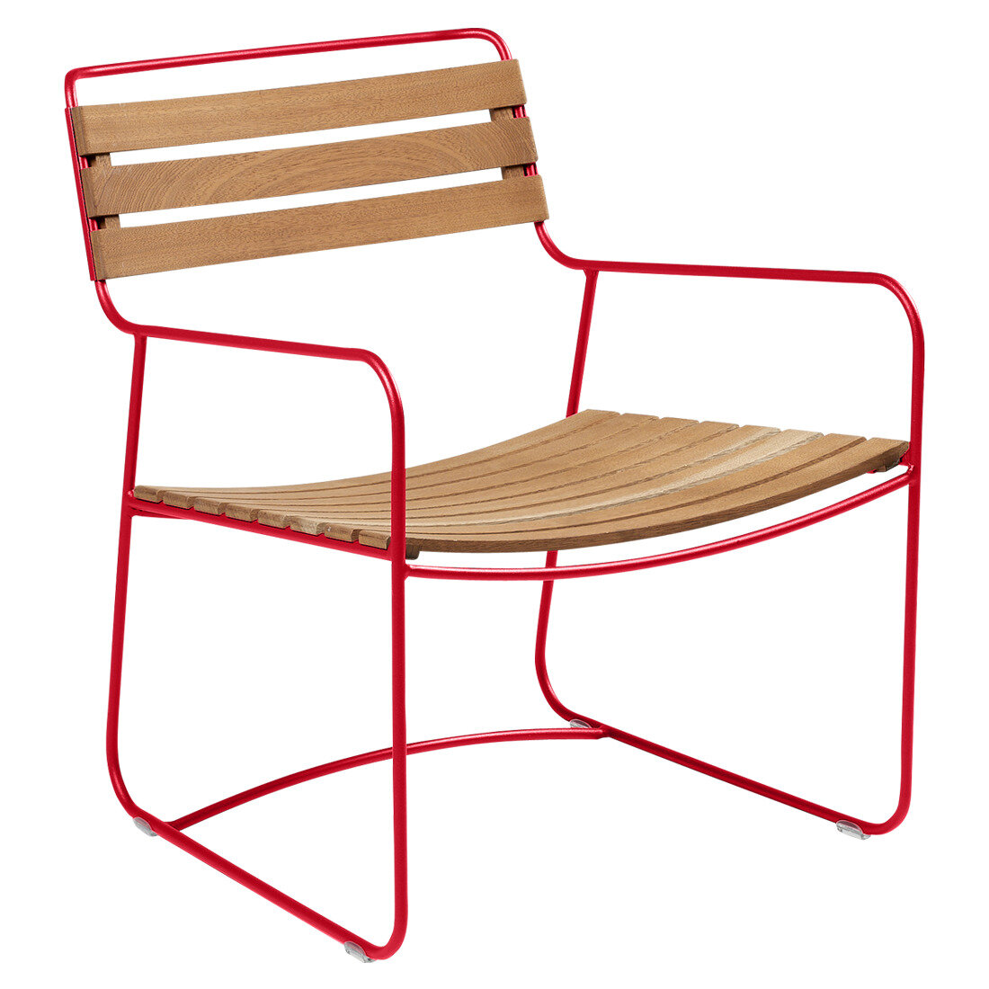 SURPRISING_FAUTEUIL_TECK_COQUELICOT