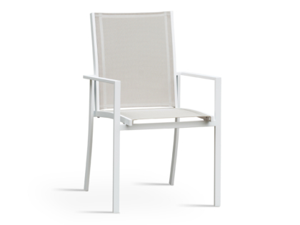 North Stapelstol Vit / Beige